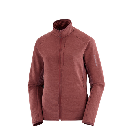 Salomon - Salomon Women's Essential Lightwarm FZ (LC2279900) - Cam2