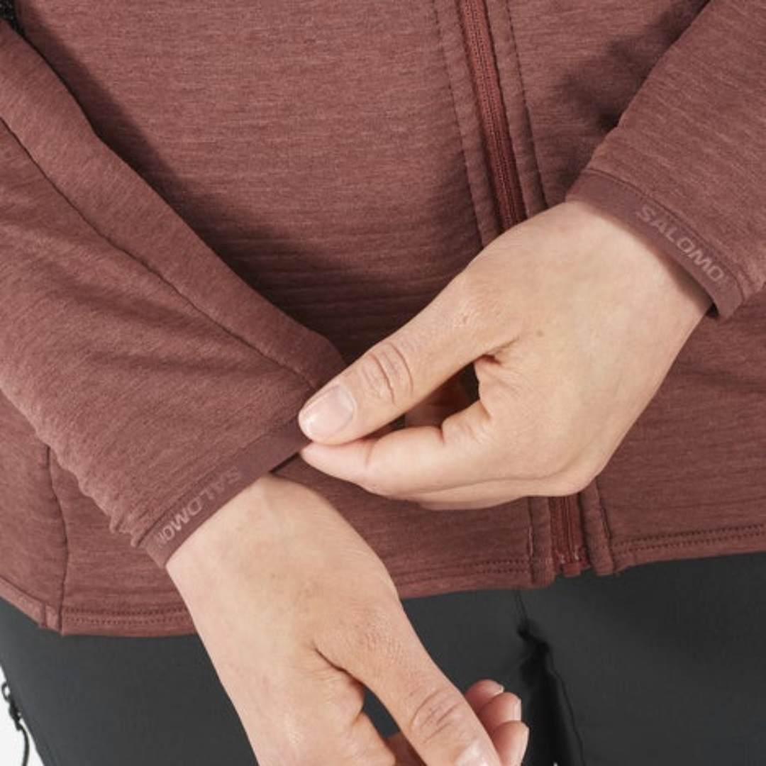 Salomon - Salomon Women's Essential Lightwarm FZ (LC2279900) - Cam2