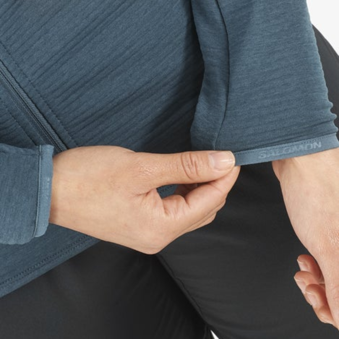 Salomon - Salomon Women's Essential Lightwarm FZ (LC2280000) - Cam2