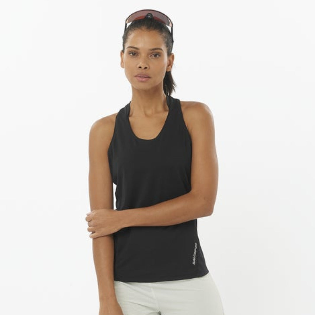 Salomon - Salomon Women's Sense Aero Singlet (LC2308600) - Cam2