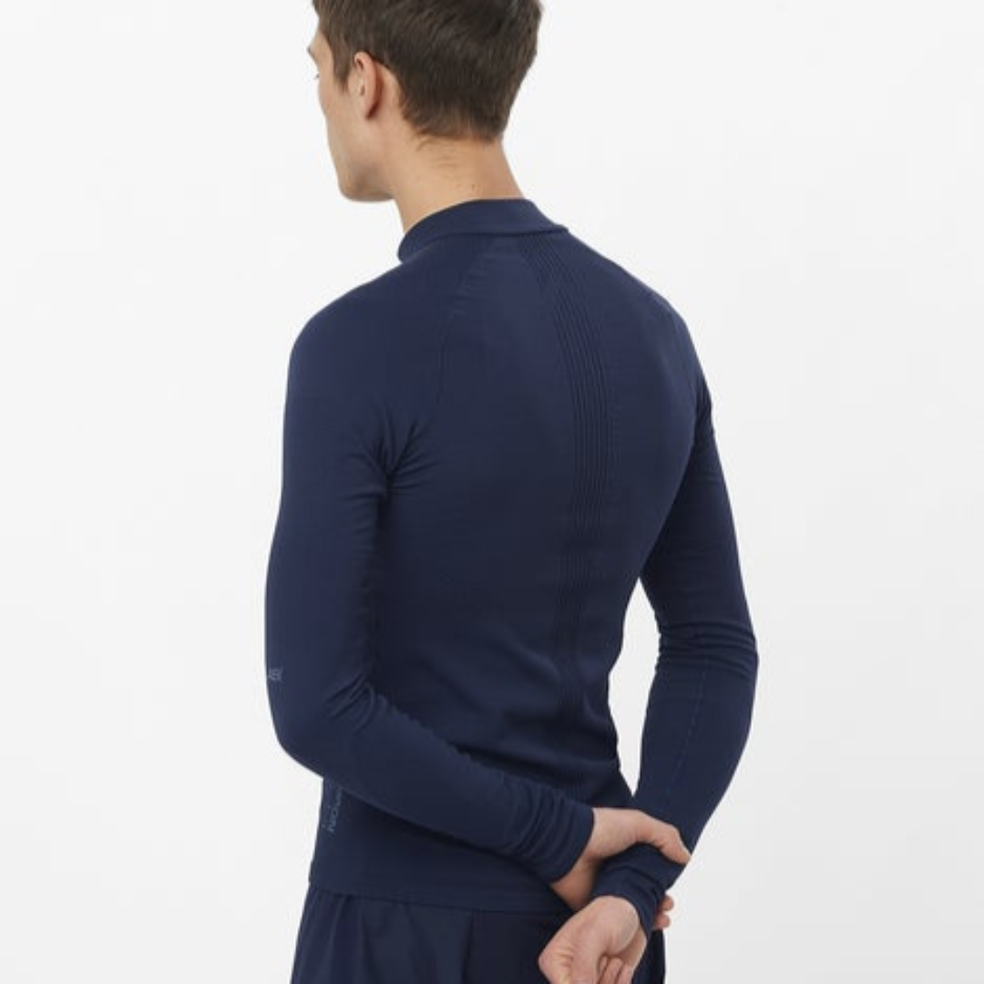 Salomon - Salomon Unisex's S/LAB Ultra Seamless Long Sleeve T-Shirt (LC2330400) - Cam2