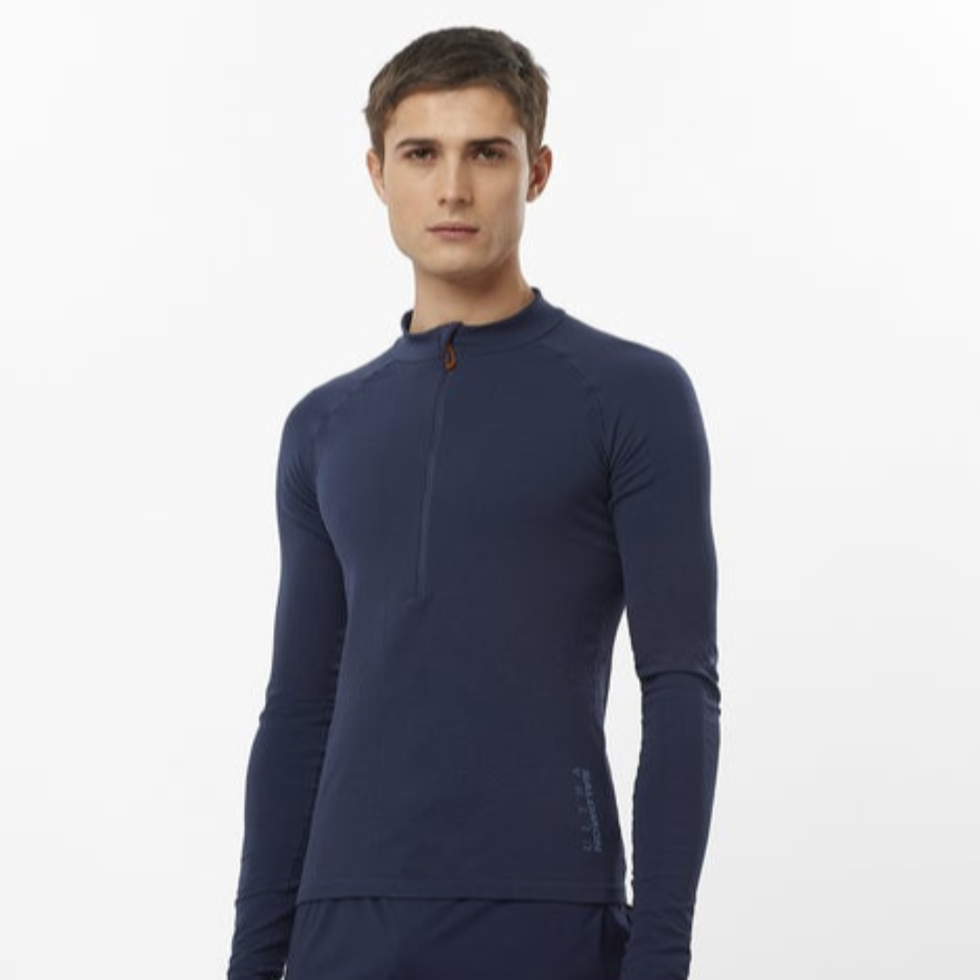 Salomon - Salomon Unisex's S/LAB Ultra Seamless Long Sleeve T-Shirt (LC2330400) - Cam2