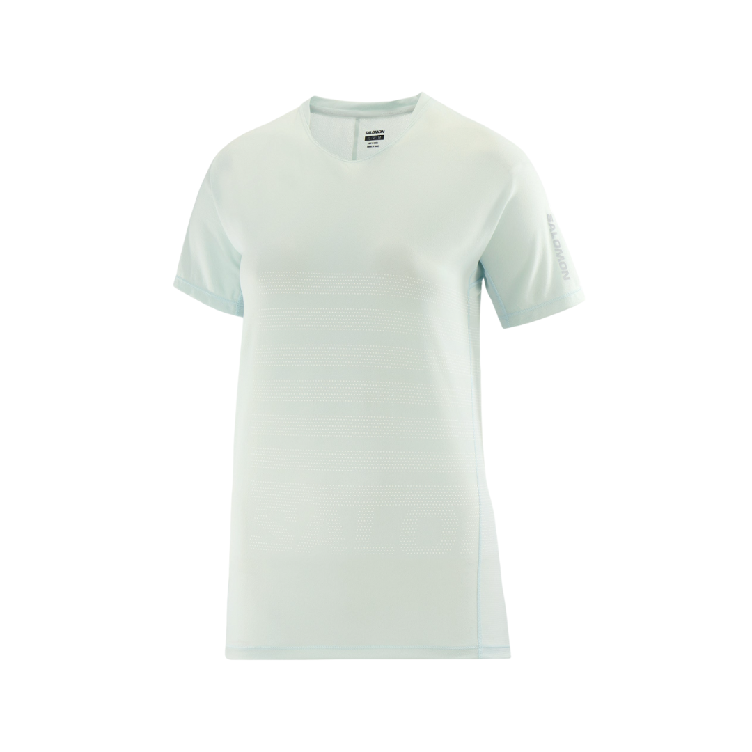 Salomon - Salomon Women's Sense Aero SS Tee GFX (LC2337600) - Cam2
