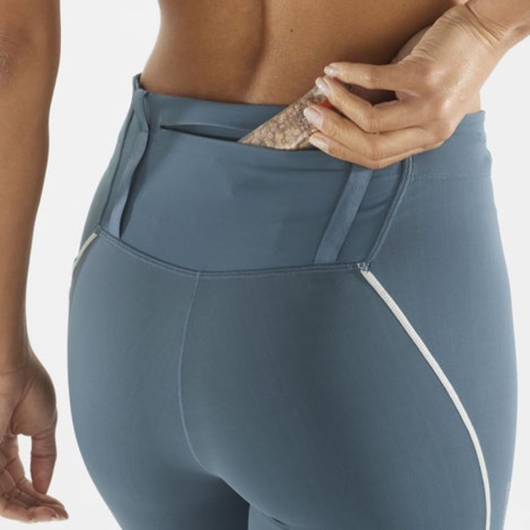 Salomon - Salomon Women's Sense Aero Stow Tights (LC2366600) - Cam2