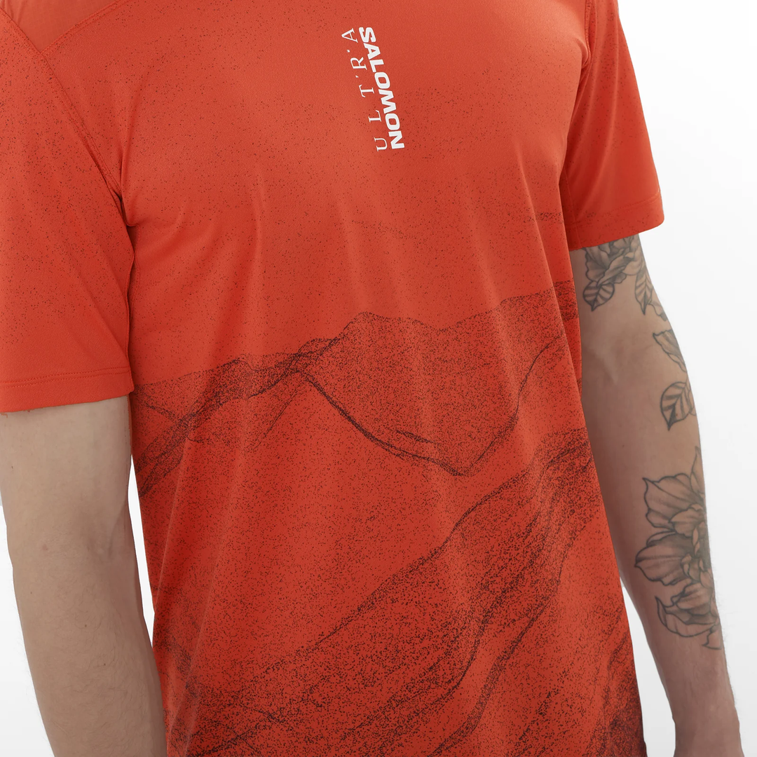 Salomon - Salomon Men's S/Lab Ultra Tee AOP (LC2449700) - Cam2