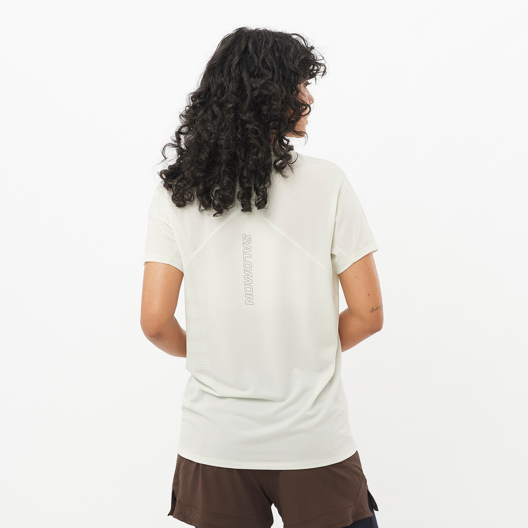 Salomon - Salomon Women's Aero SS Tee GFX (LC2696700) - Cam2