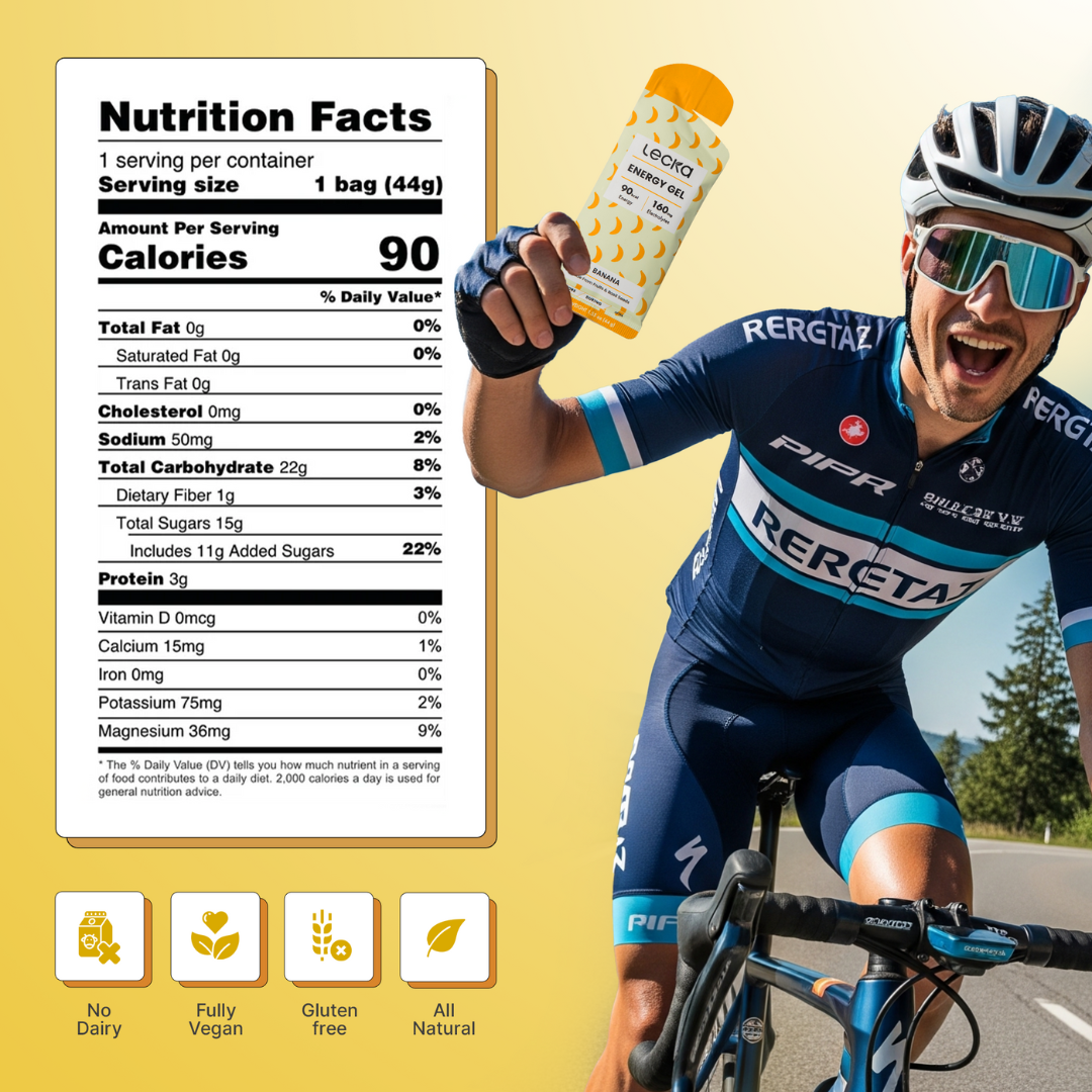 Lecka Natural Vegan Energy Gel