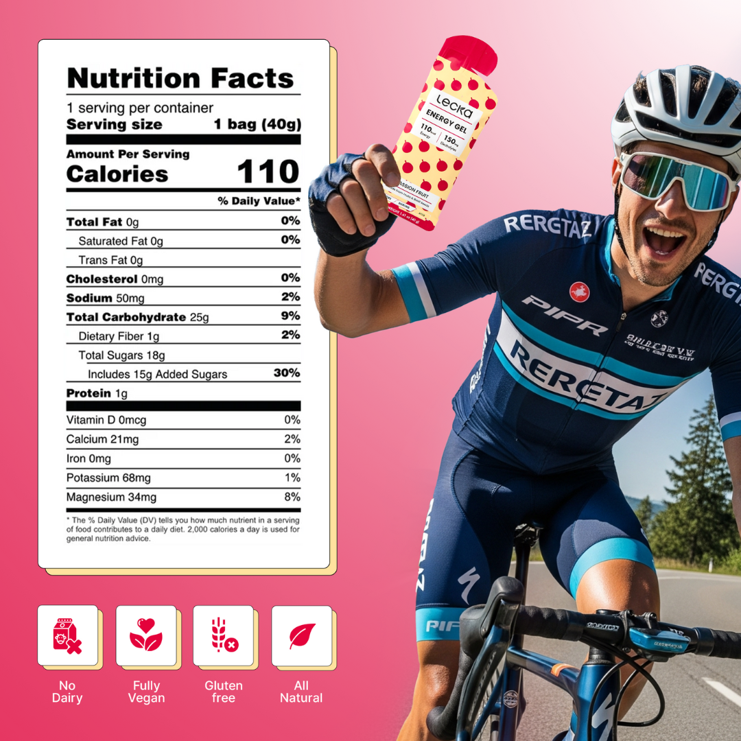 Lecka Natural Vegan Energy Gel