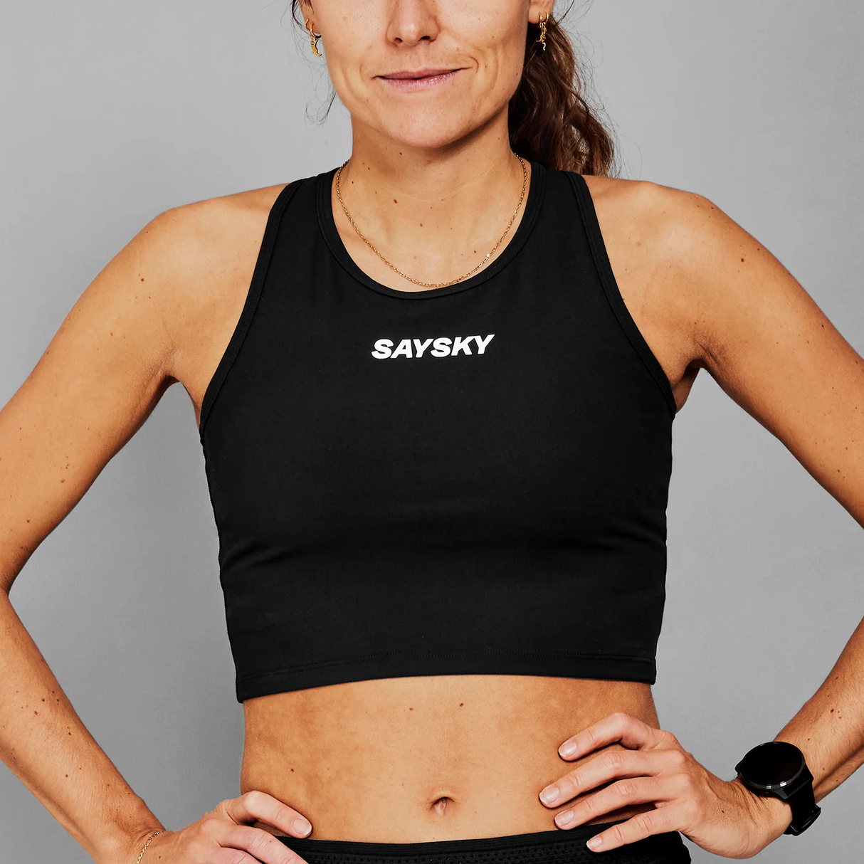 SAYSKY - SAYSKY Women's Flow Race Crop Top - Cam2