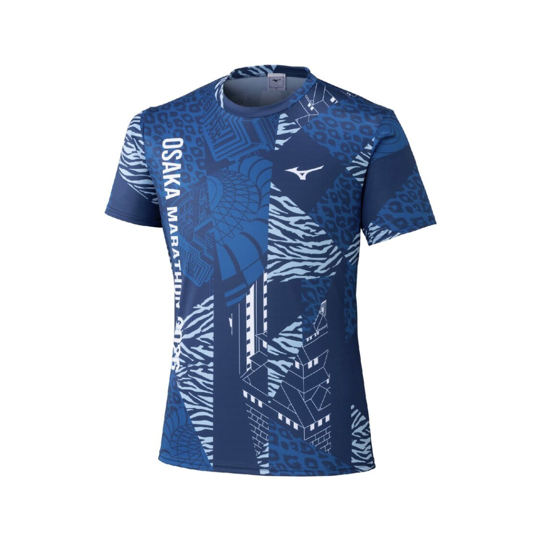 Mizuno - Mizuno Unisex's Osaka Marathon Expo Tee - Cam2