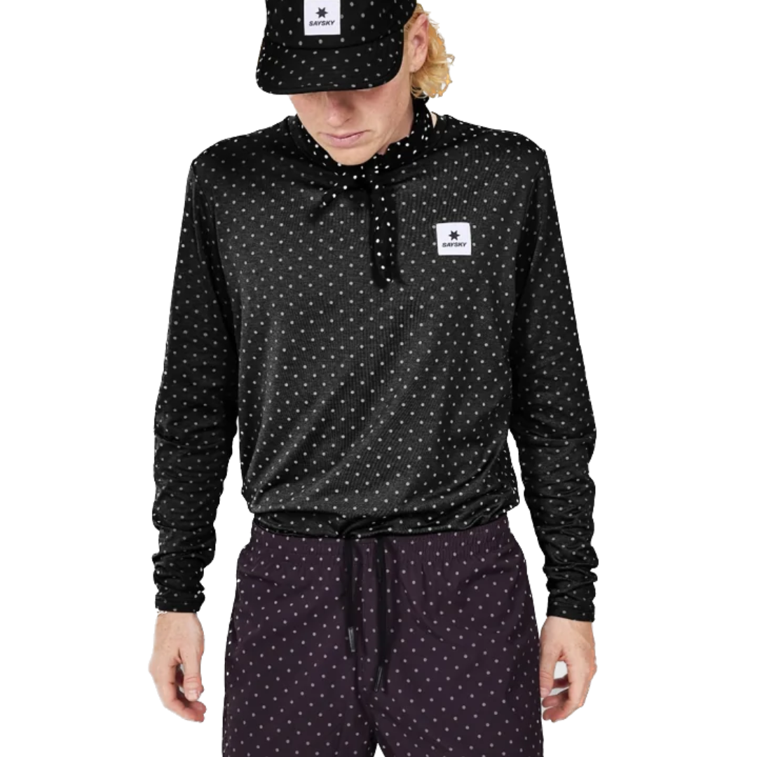 SAYSKY - SAYSKY Men's Reflective Polka Pace Long Sleeve - Cam2