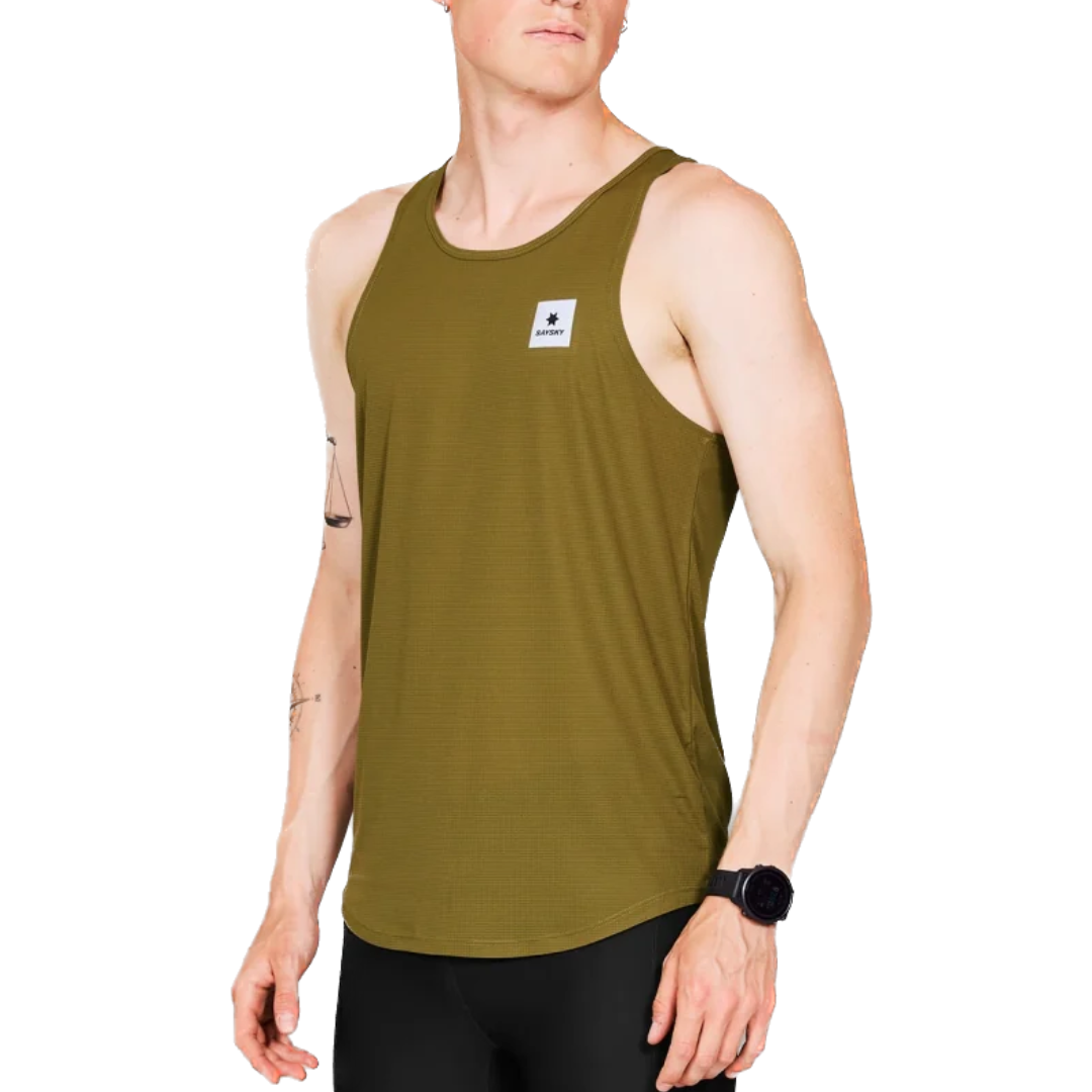SAYSKY - SAYSKY Men's Clean Flow Singlet (309) - Cam2