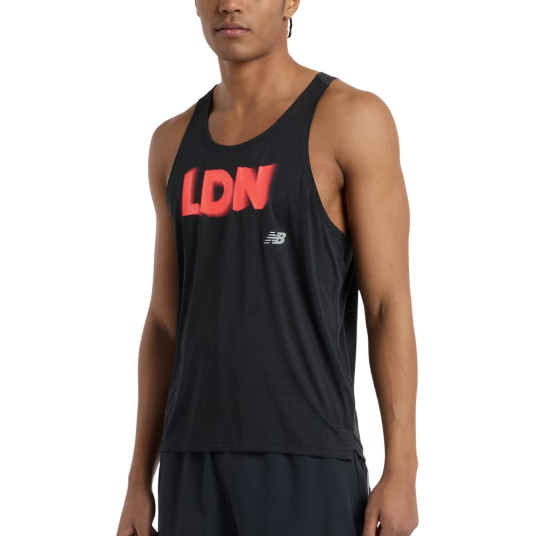 New Balance - New Balance Men's London Special Edition Athletics Singlet - Cam2