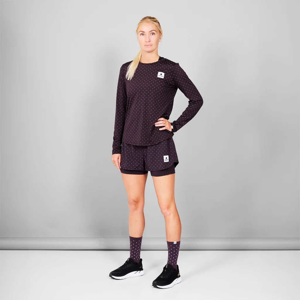 SAYSKY - SAYSKY Women's Reflective Polka Pace Long Sleeve - Cam2