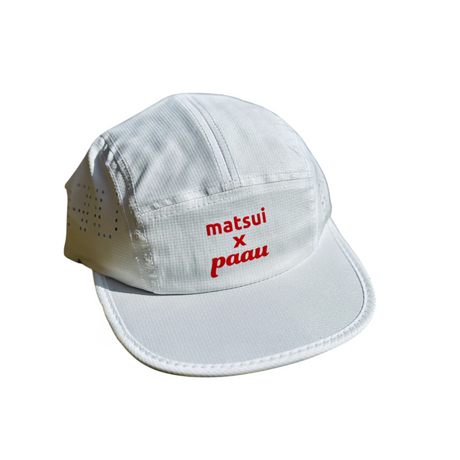 Matsui x Paau - Matsui x Paau Unisex's Quick-dry "Run with Me" Running Cap - Cam2