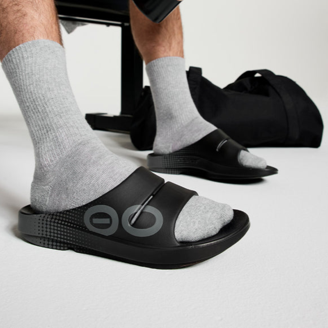 Oofos - Oofos Unisex's OOahh Sport Slide Sandal (OF1500) - Cam2