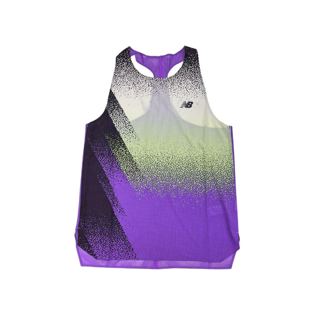 New Balance Men's Race Day Ultra Light Printet Singlet