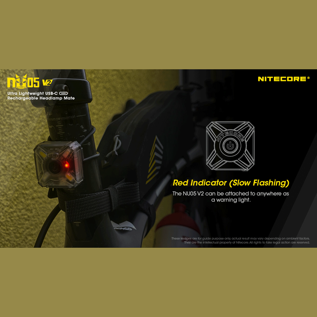 Nitecore - Nitecore NU05 V2 Kit Headlamp Mate - Cam2