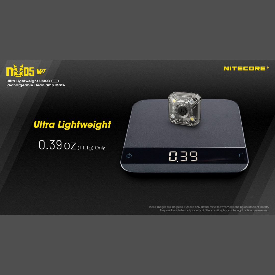 Nitecore - Nitecore NU05 V2 Kit Headlamp Mate - Cam2