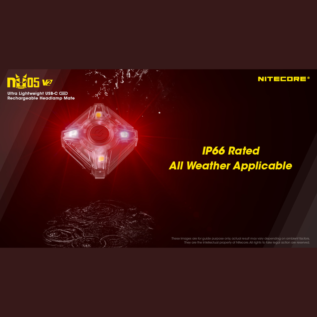 Nitecore - Nitecore NU05 V2 Kit Headlamp Mate - Cam2