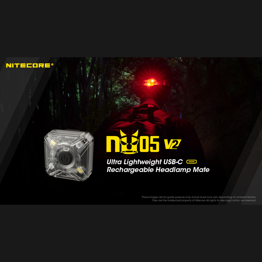 Nitecore - Nitecore NU05 V2 Kit Headlamp Mate - Cam2