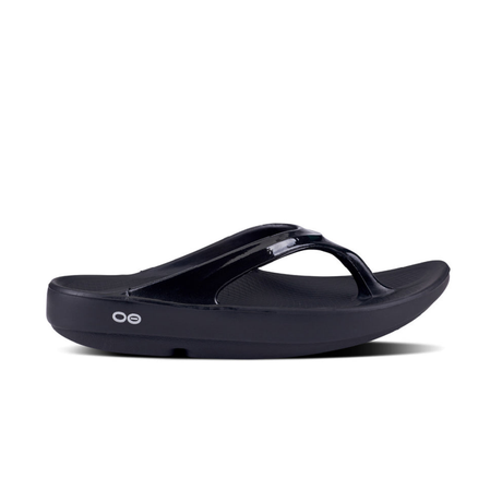 Oofos - Oofos Women's OOlala Black Sandal (OF1400) - Cam2