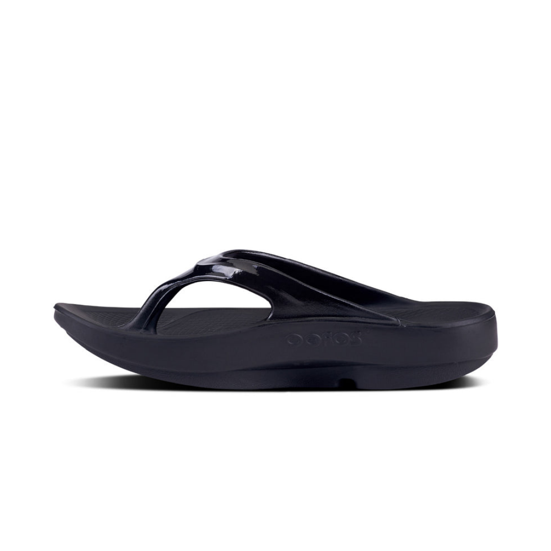 Oofos - Oofos Women's OOlala Black Sandal (OF1400) - Cam2