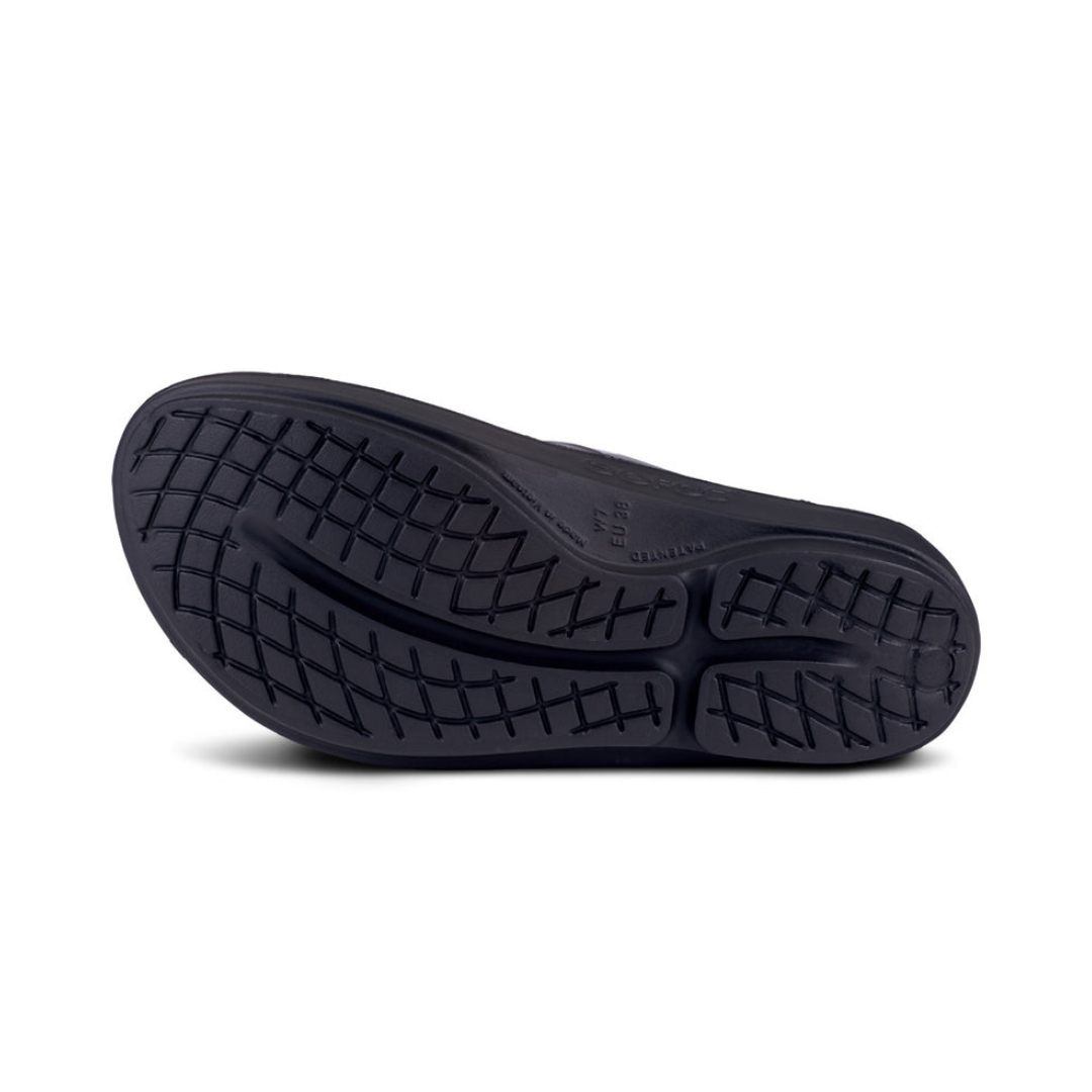 Oofos - Oofos Women's OOlala Black Sandal (OF1400) - Cam2