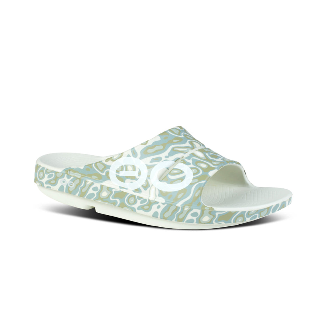 Oofos - Oofos Unisex's OOahh Sport Slide Sandal (OF1500) - Cam2