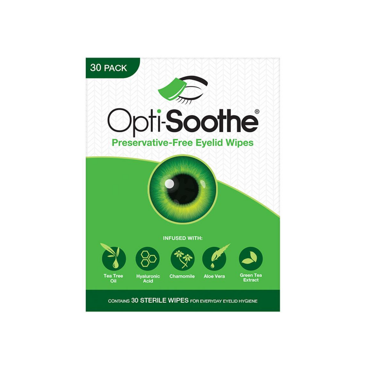 Opti-Soothe - Opti-Soothe Preservative-free Eyelid Wipes (30pcs/box) - Cam2