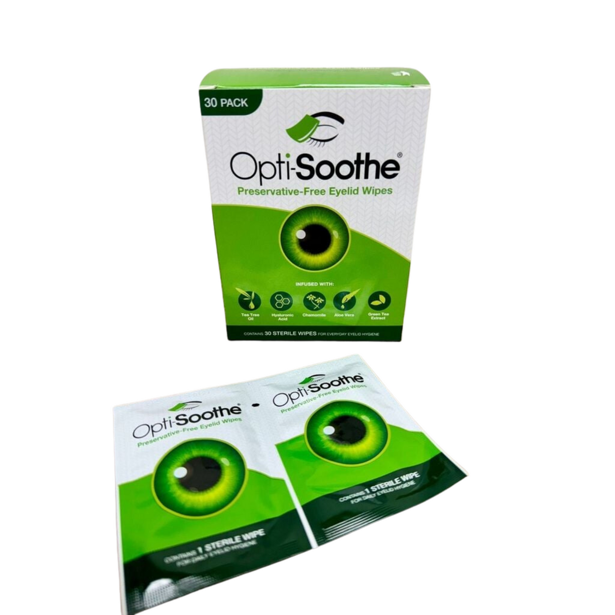 Opti-Soothe - Opti-Soothe Preservative-free Eyelid Wipes (30pcs/box) - Cam2