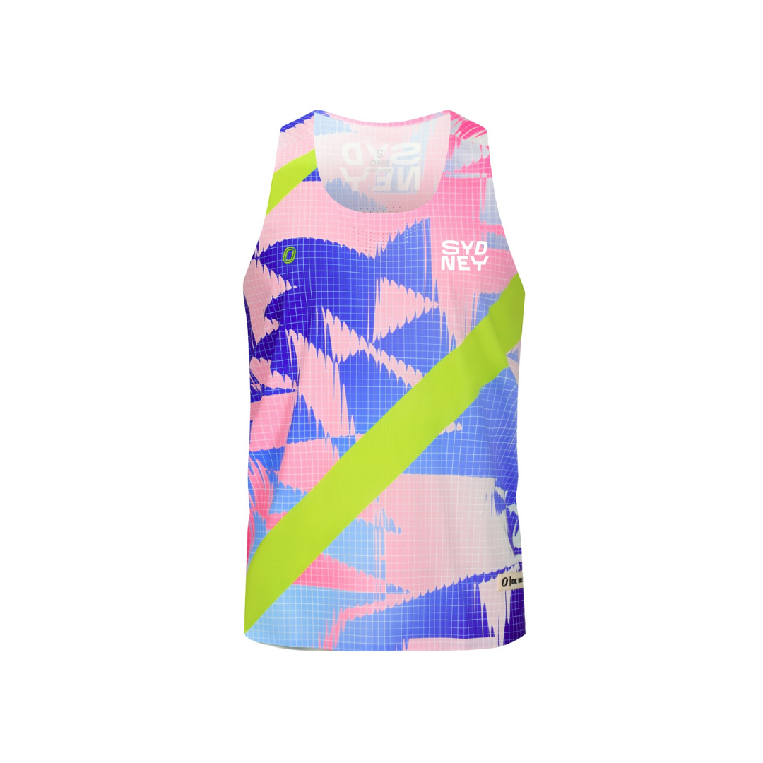 One Running - One Running Men's Victory Speed Tech Singlet Limited Release (Sydney Marathon 2025) - Cam2