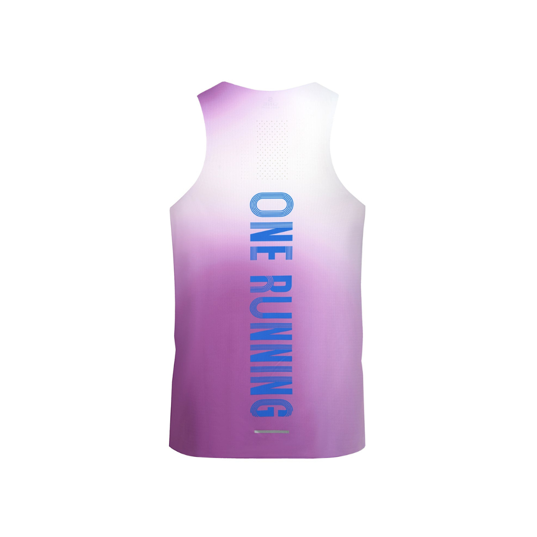 One Running - One Running Men's Victory Speed Tech Singlet (Ignition) - Cam2