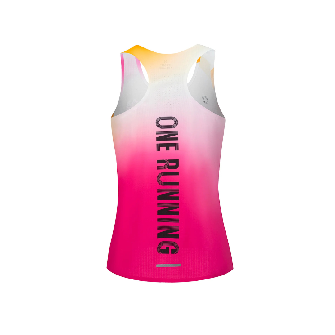 One Running - One Running Women's Victory Speed Tech Singlet (SE Blossom) - Cam2