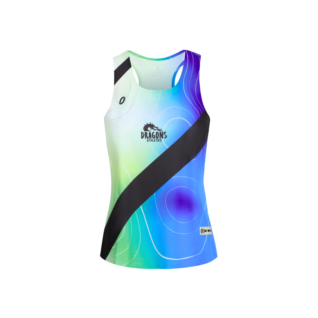 One Running Women's Victory Speed Tech Singlet Dragons