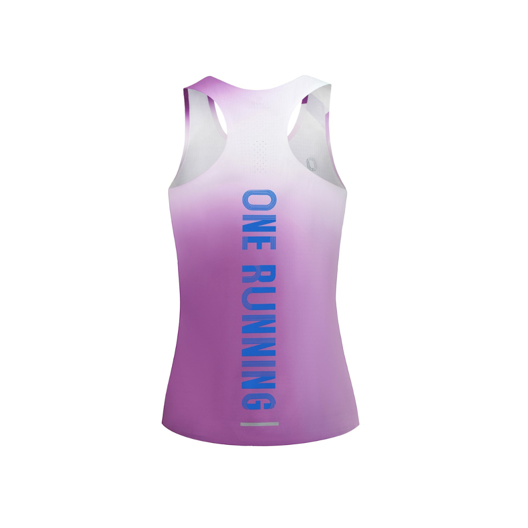 One Running - One Running Women's Victory Speed Tech Singlet (Ignition) - Cam2