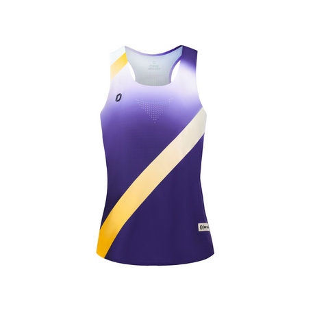 One Running - One Running Women's Victory Speed Tech Singlet (Obsidian) - Cam2