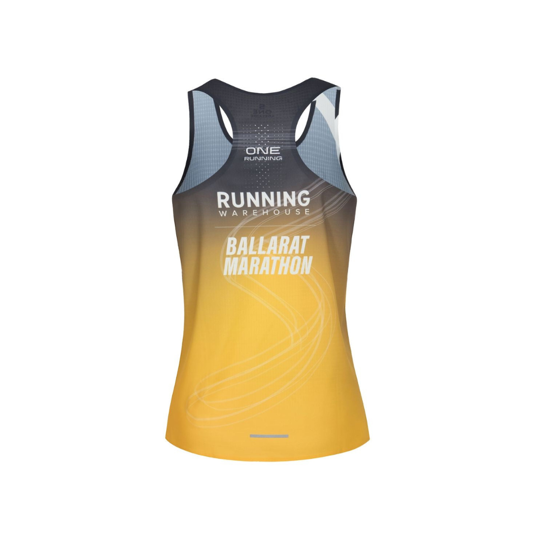 One Running - One Running Women's Victory Speed Tech Singlet Limited Release (Ballarat Marathon) - Cam2