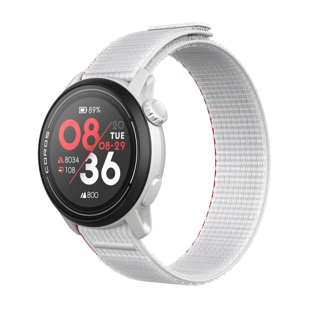 Coros - Coros Pace 3 Multisport Watch - Chalk (Nylon Band) - Cam2