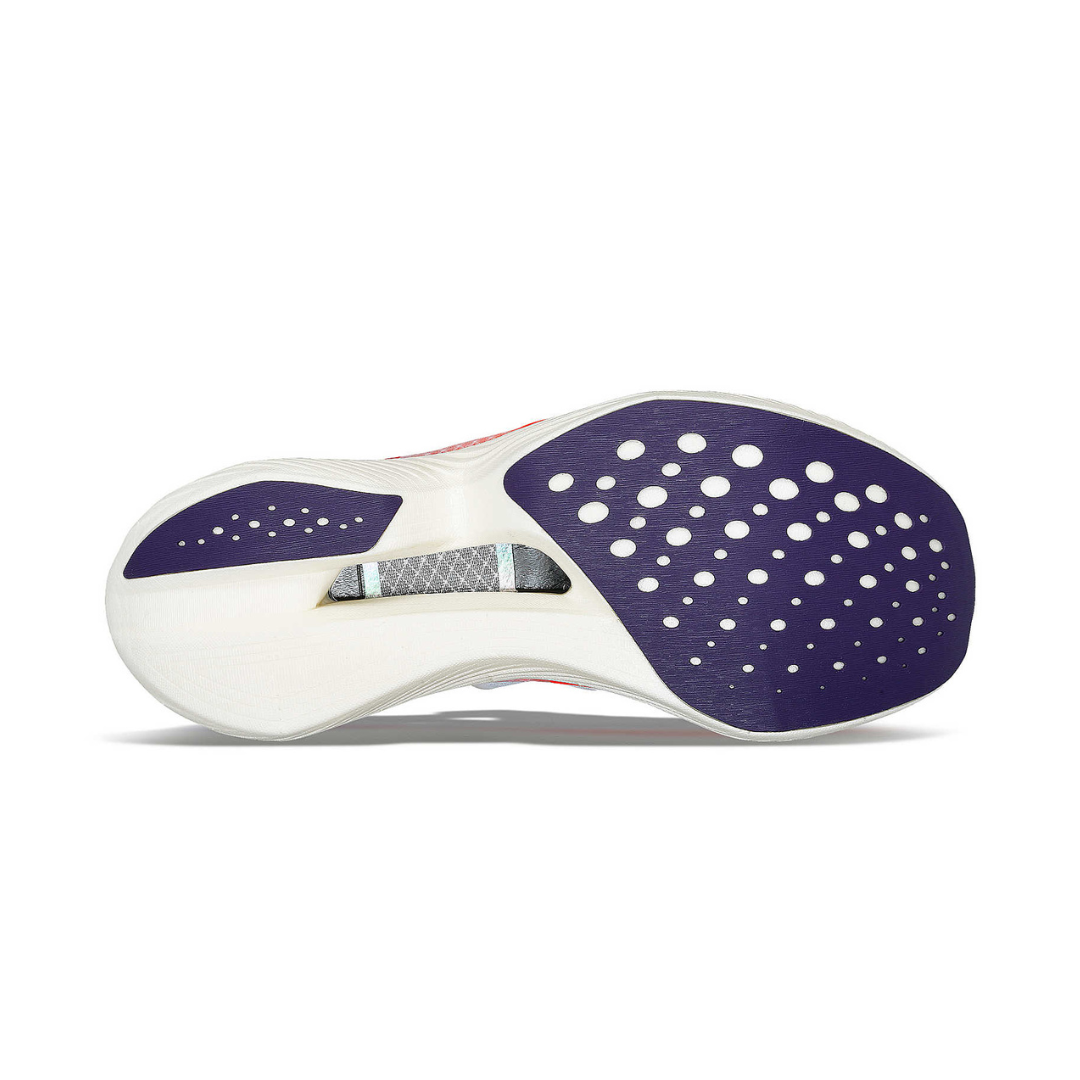 Saucony - Saucony Women's Endorphin Elite Road Running Shoes (White/ Vizired) - Cam2