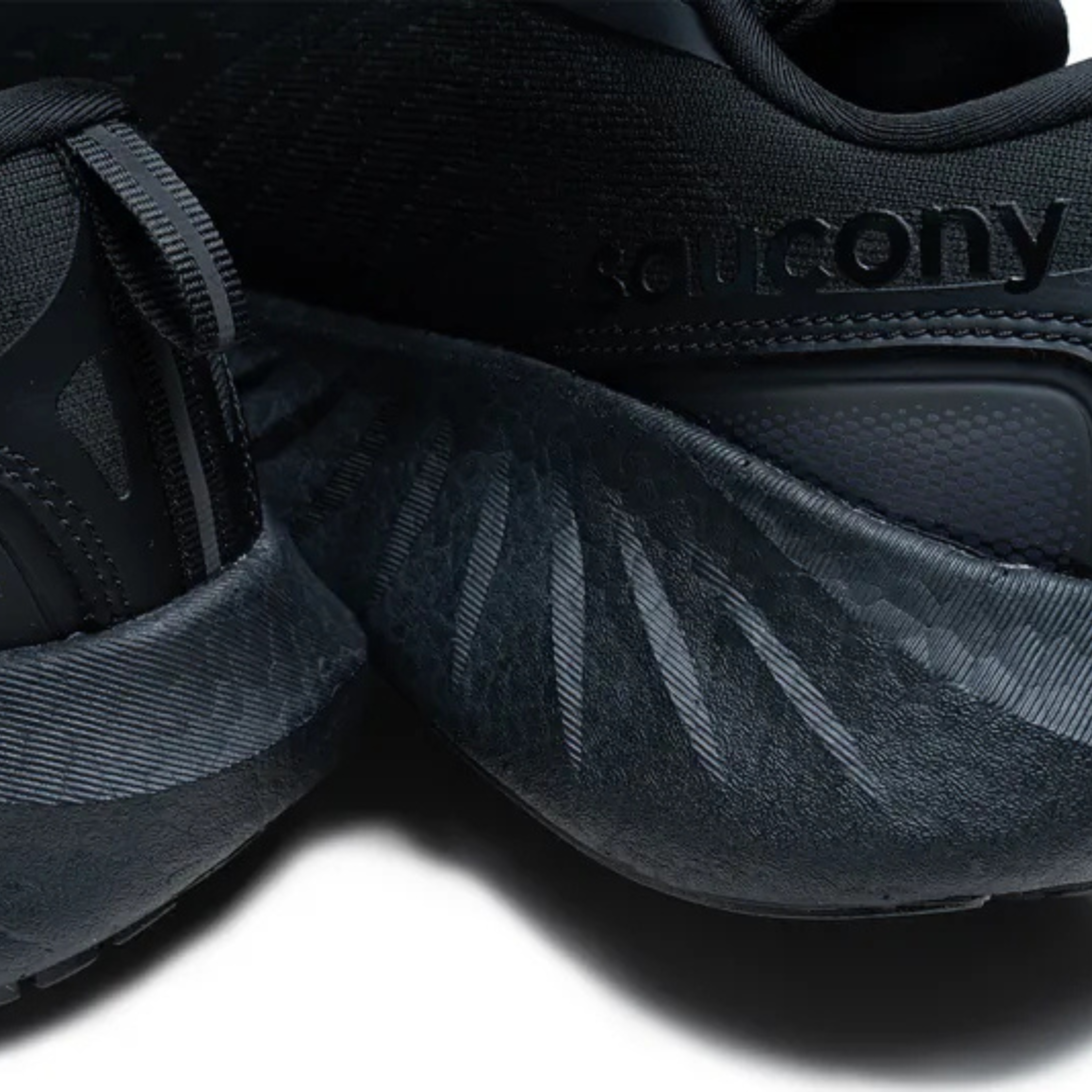 Saucony - Saucony Women's Triumph 22 Road Running Shoes (Triple Black) - Cam2