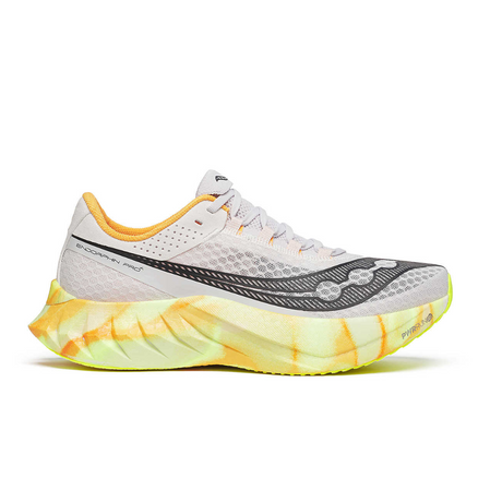 Saucony - Saucony Men's Endorphin Pro 4 Road Ruuning Shoes (Fog/ Peel) - Cam2