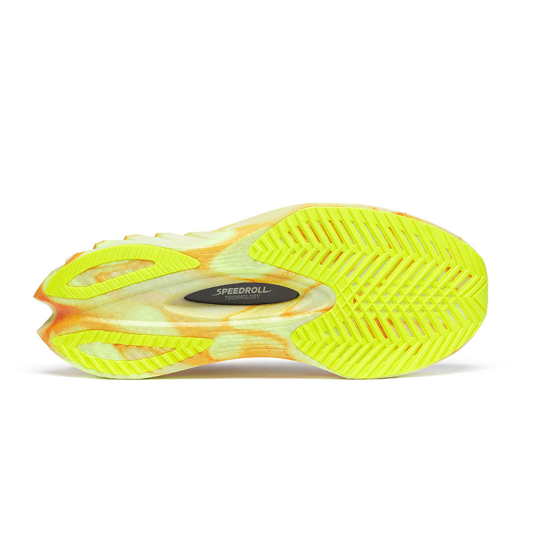 Saucony - Saucony Men's Endorphin Pro 4 Road Ruuning Shoes (Fog/ Peel) - Cam2