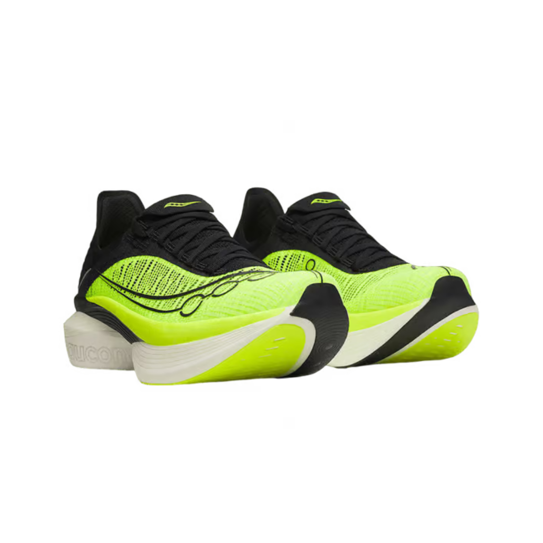 Saucony - Saucony Unisex's Endorphin Elite 2 Road Running Shoes (Citron/ Black) - Cam2