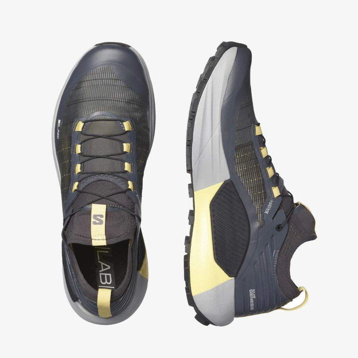 Salomon - Salomon Unisex's S/Lab Genesis Trail Running Shoes (Quiet Shade/ Ebony Sun) - Cam2