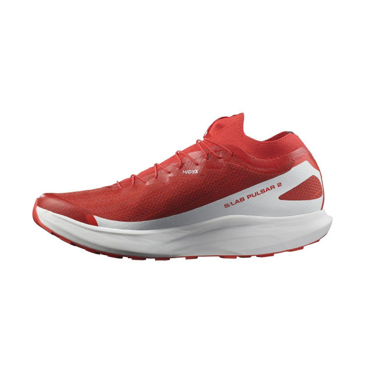 Salomon - Salomon Unisex's S/Lab Pulsar 2 Trail Running Shoes (Fiery Red/Fiery Red) - Cam2