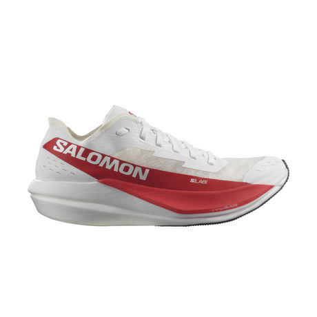 Salomon - Salomon Men's S/Lab Phantasm 2 Road Running Shoes (Whith/White/High Risk Red) - Cam2
