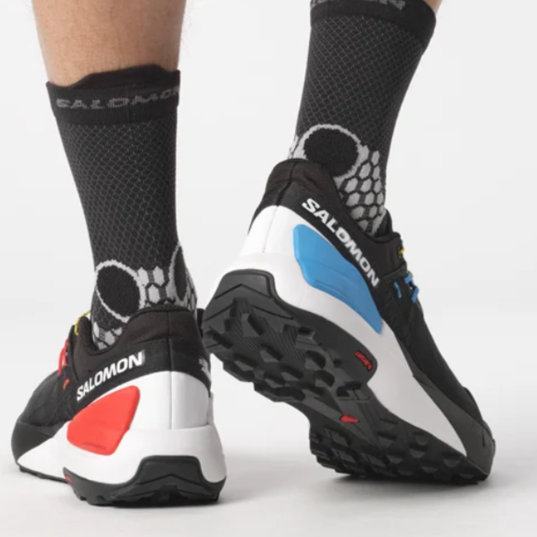 Salomon - Salomon Unisex's S/Lab Skyway Trail Running Shoes (Black White Blue Danube) - Cam2