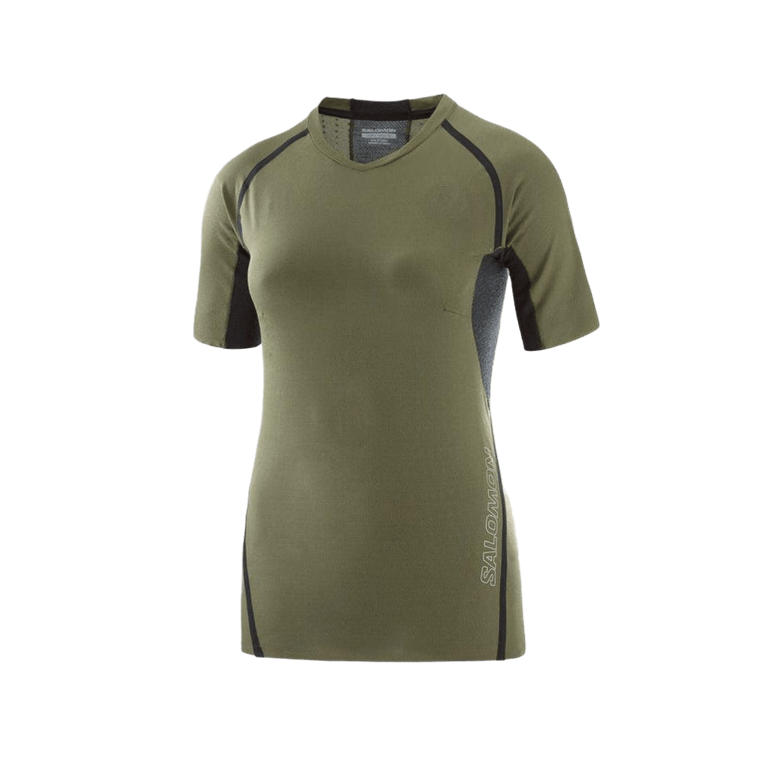 Salomon - Salomon Women's S/LAB Speed Tee (Grape Leaf) - Cam2