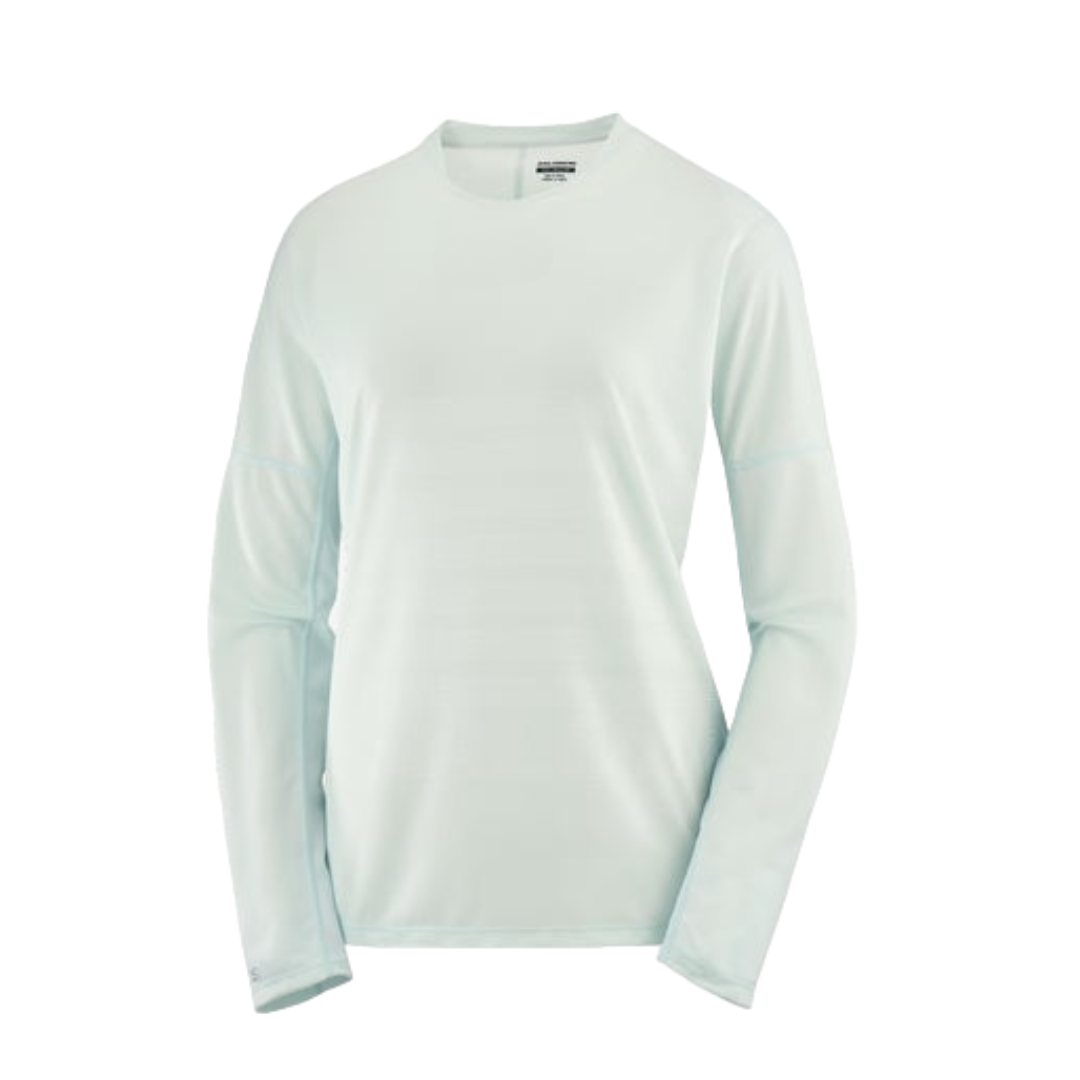 Salomon - Salomon Women's Sense Aero LS Tee GFX (LC2267600) - Cam2